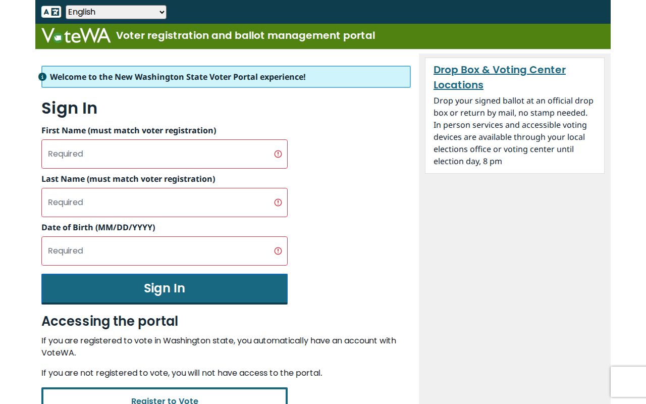 Kennewick people search and VoteWA voter registration login