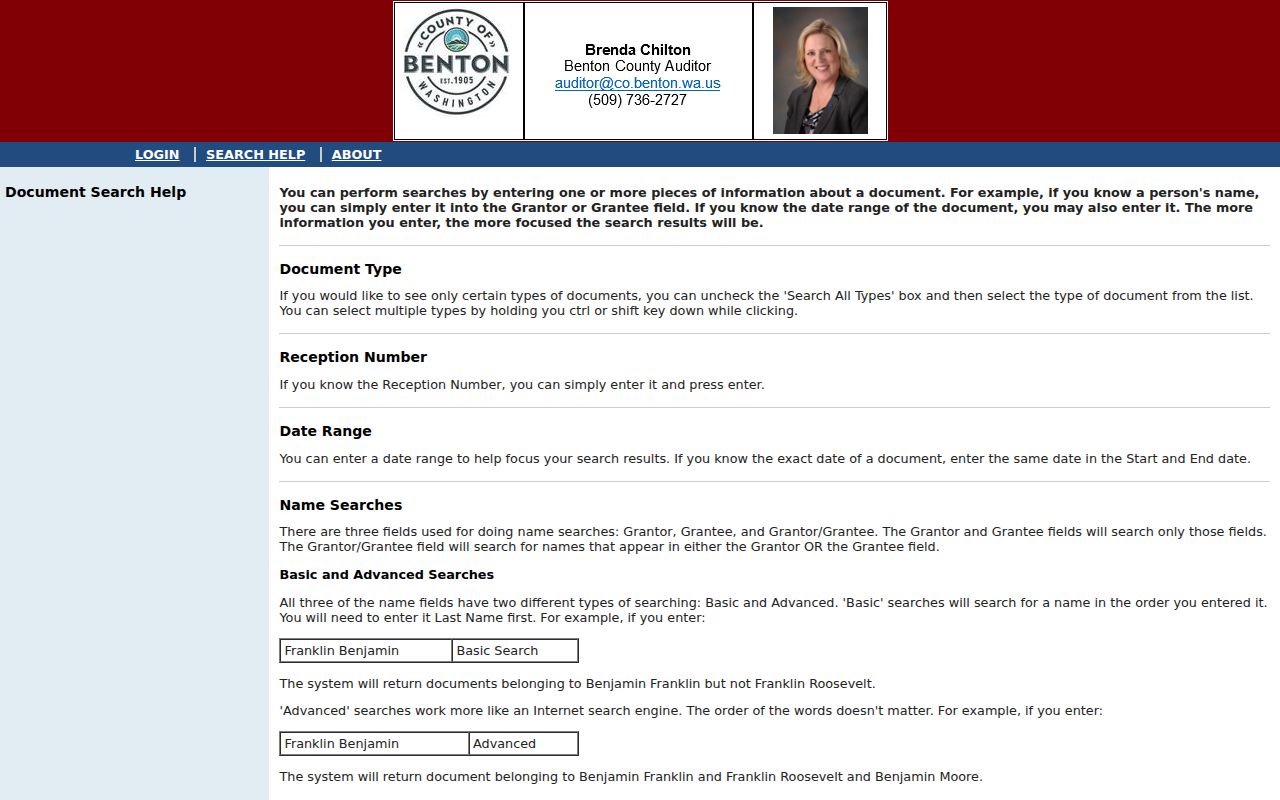 Kennewick public records search help in Benton County EagleWeb